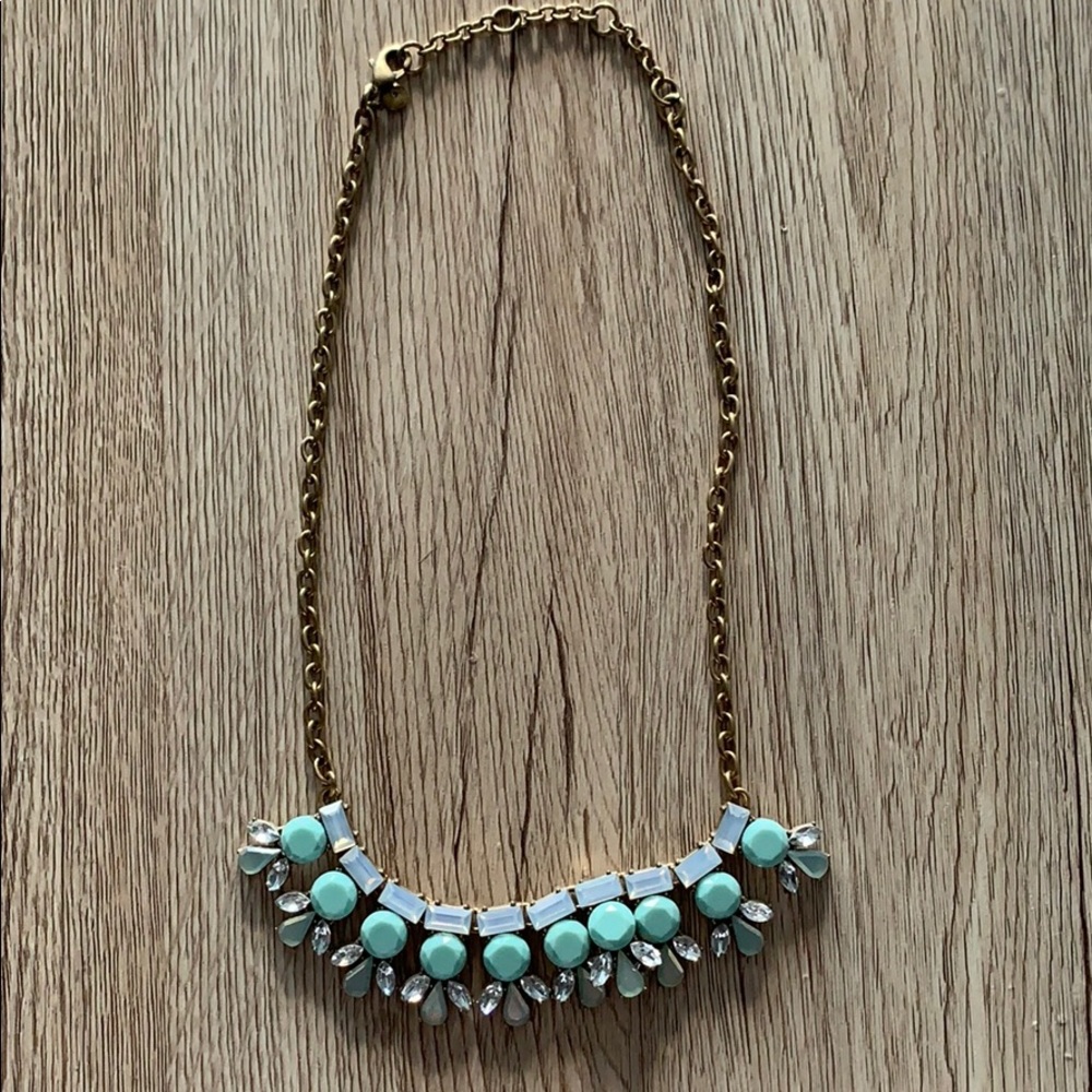 J crew turquoise necklace
